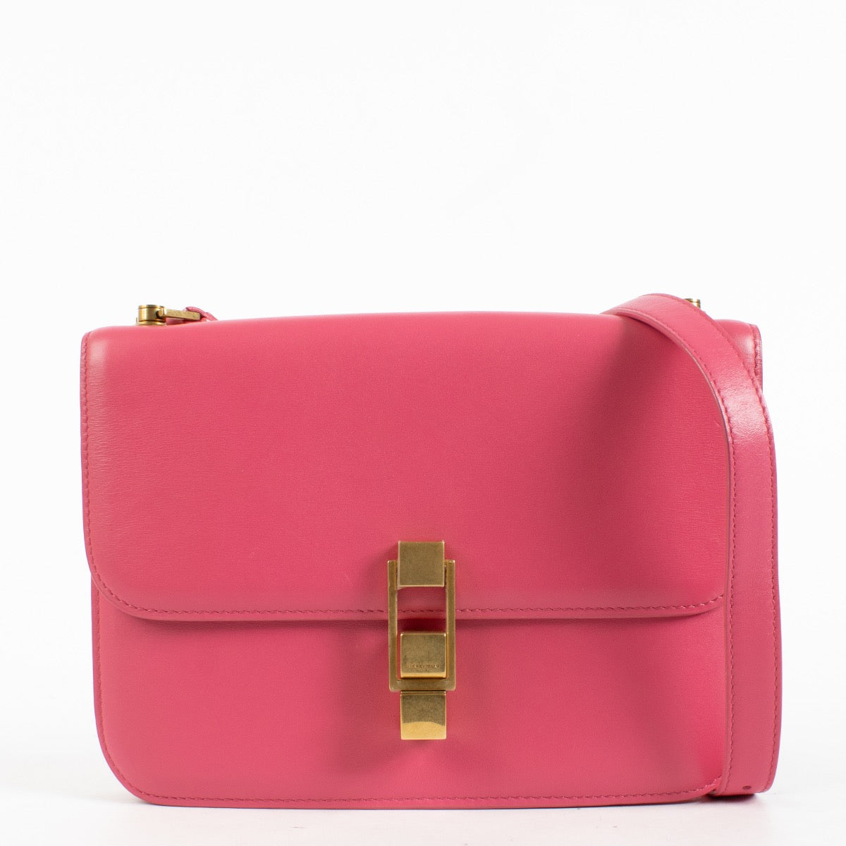 authentic preloved Saint Laurent Pink Carré Satchel Bag on Labellov.com