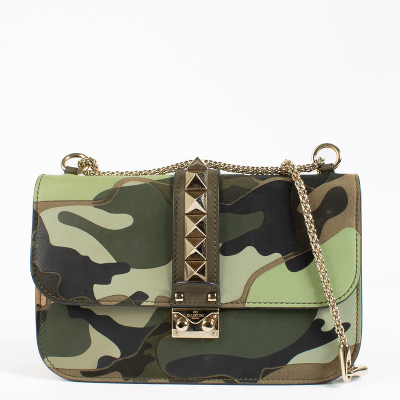 Shop 100% authentic second hand Valentino Garavani Camo Medium Glam Lock Bag on Labellov.com