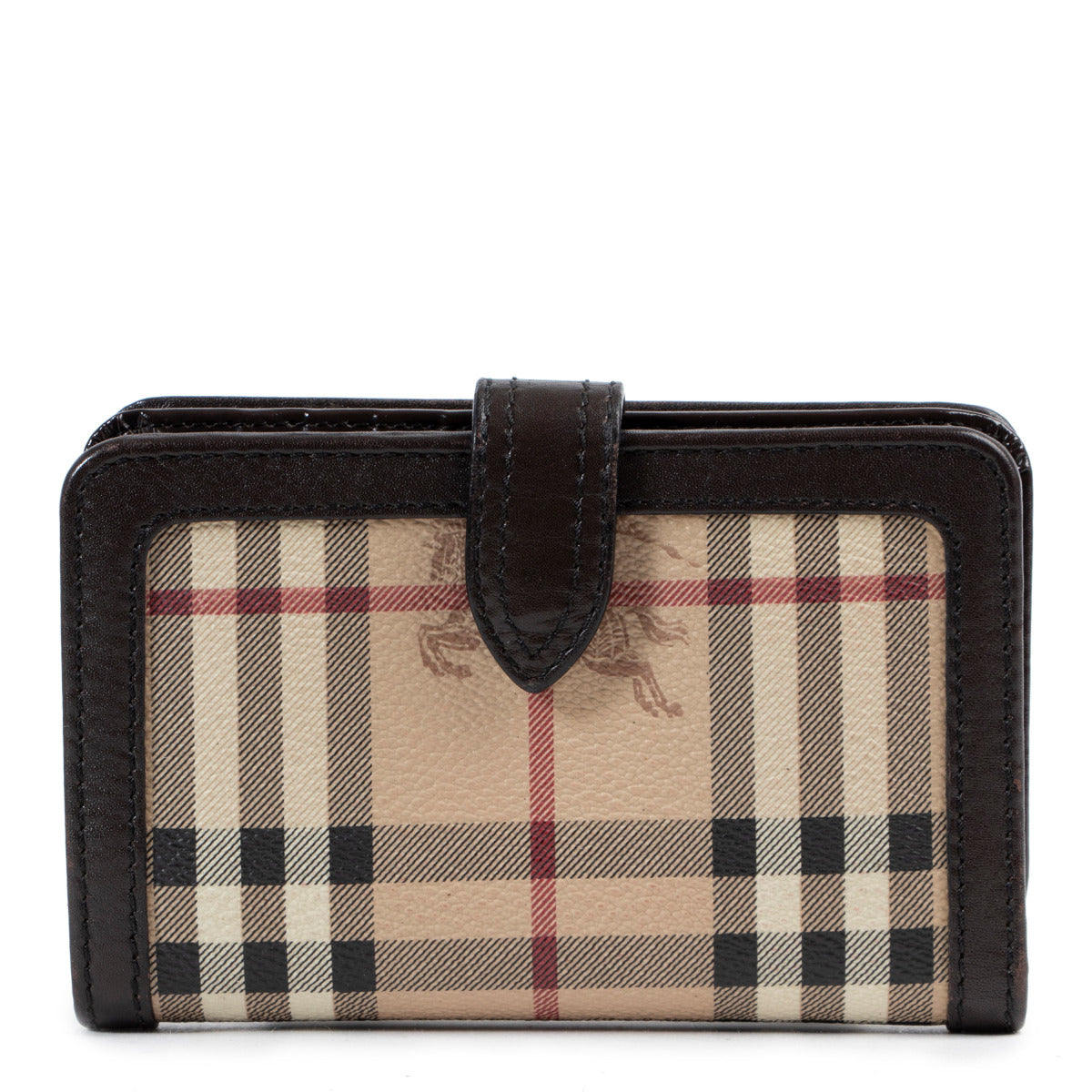 Burberry Beige Check Wallet for the best price at Labellov secondhand luxury in Antwerp Belgium.
