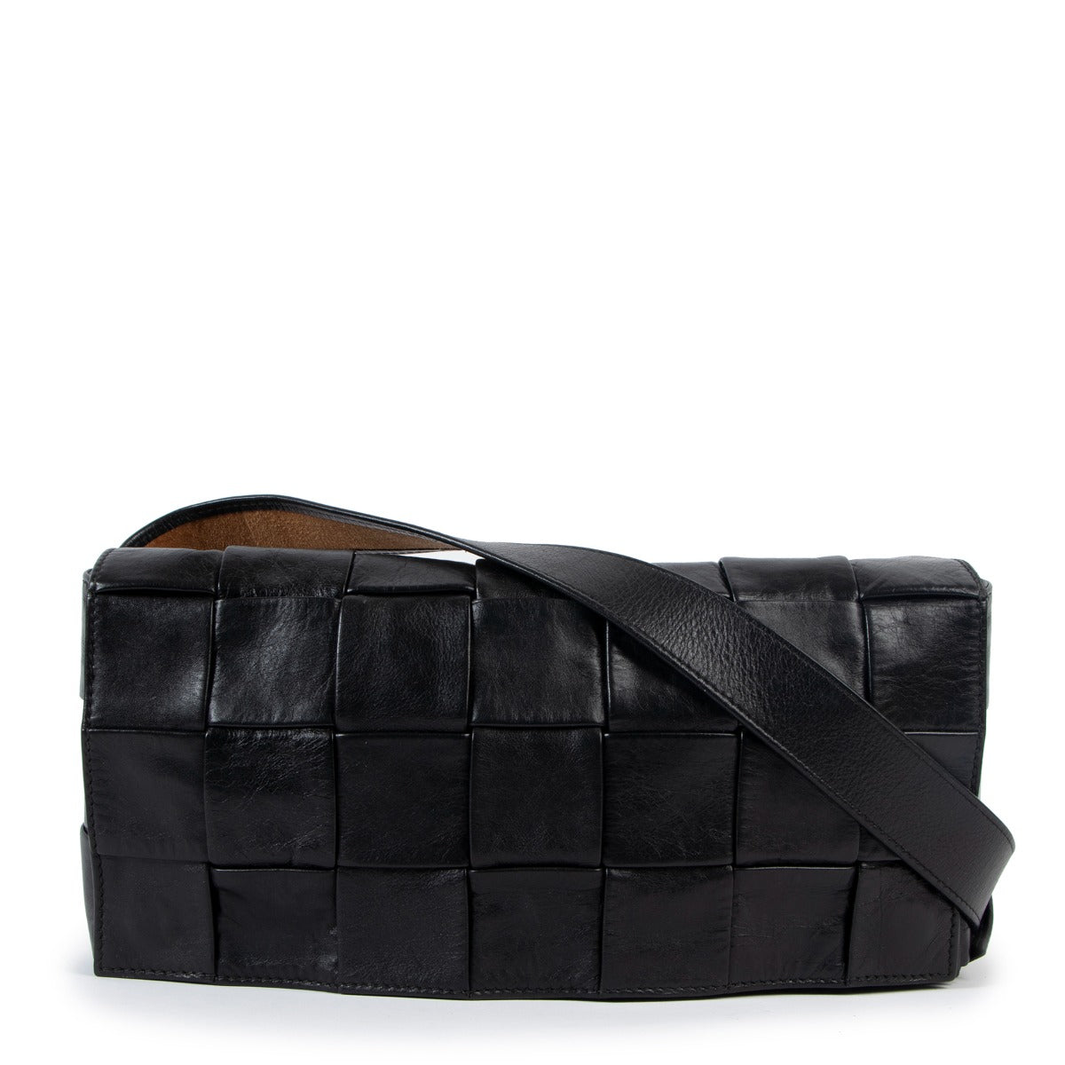 Bottega Veneta Black Stretch Casette Belt/Crossbody Bag