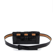 Bottega Veneta Black Stretch Casette Belt/Crossbody Bag