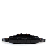 Bottega Veneta Black Stretch Casette Belt/Crossbody Bag