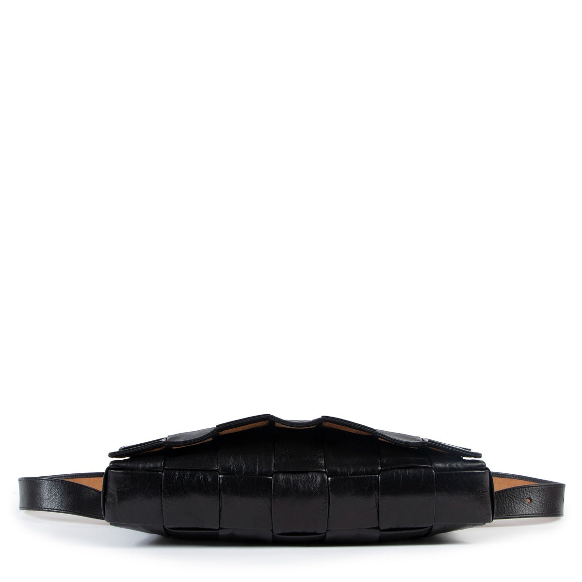 Bottega Veneta Black Stretch Casette Belt/Crossbody Bag