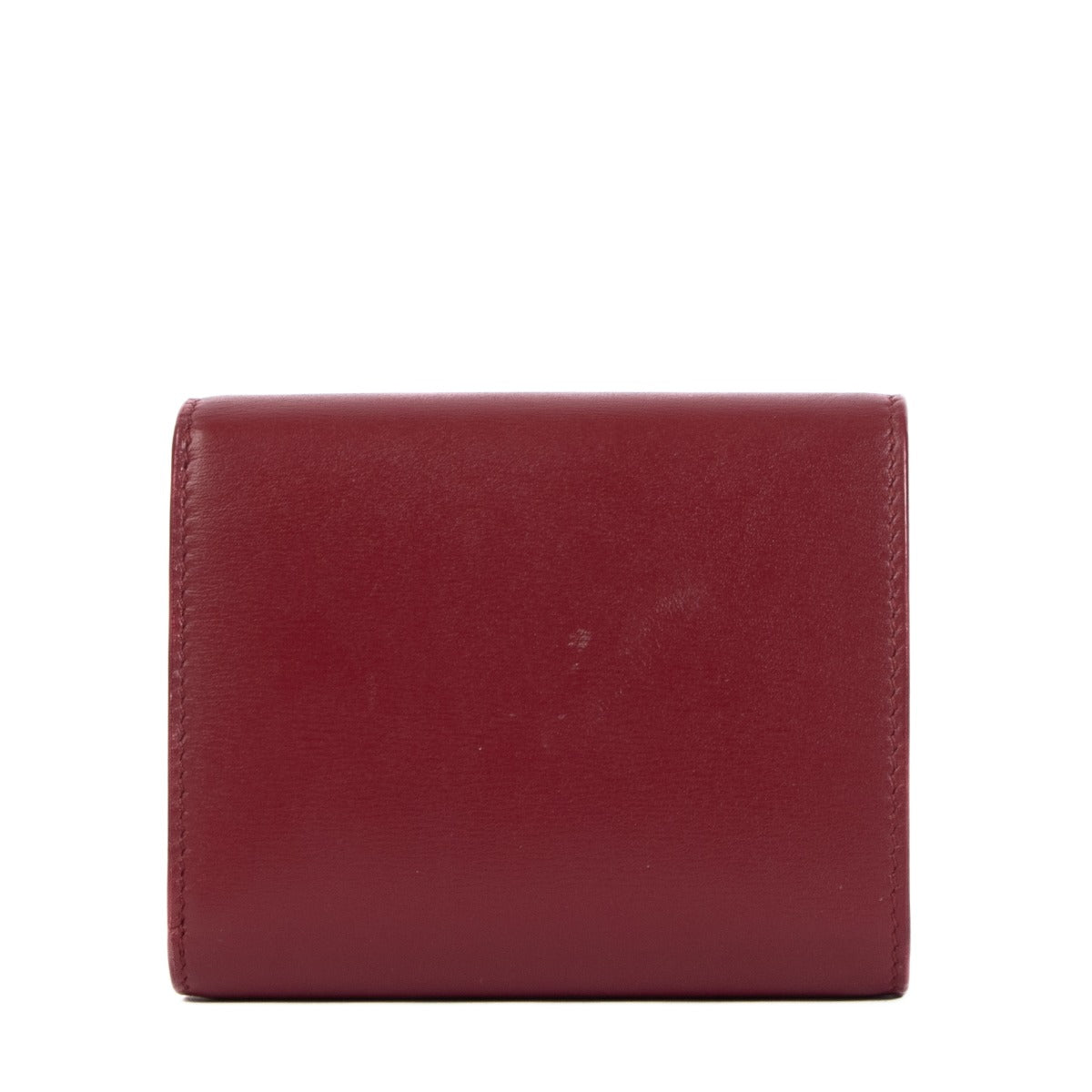 Portefeuille Céline Tri Fold Bordeaux