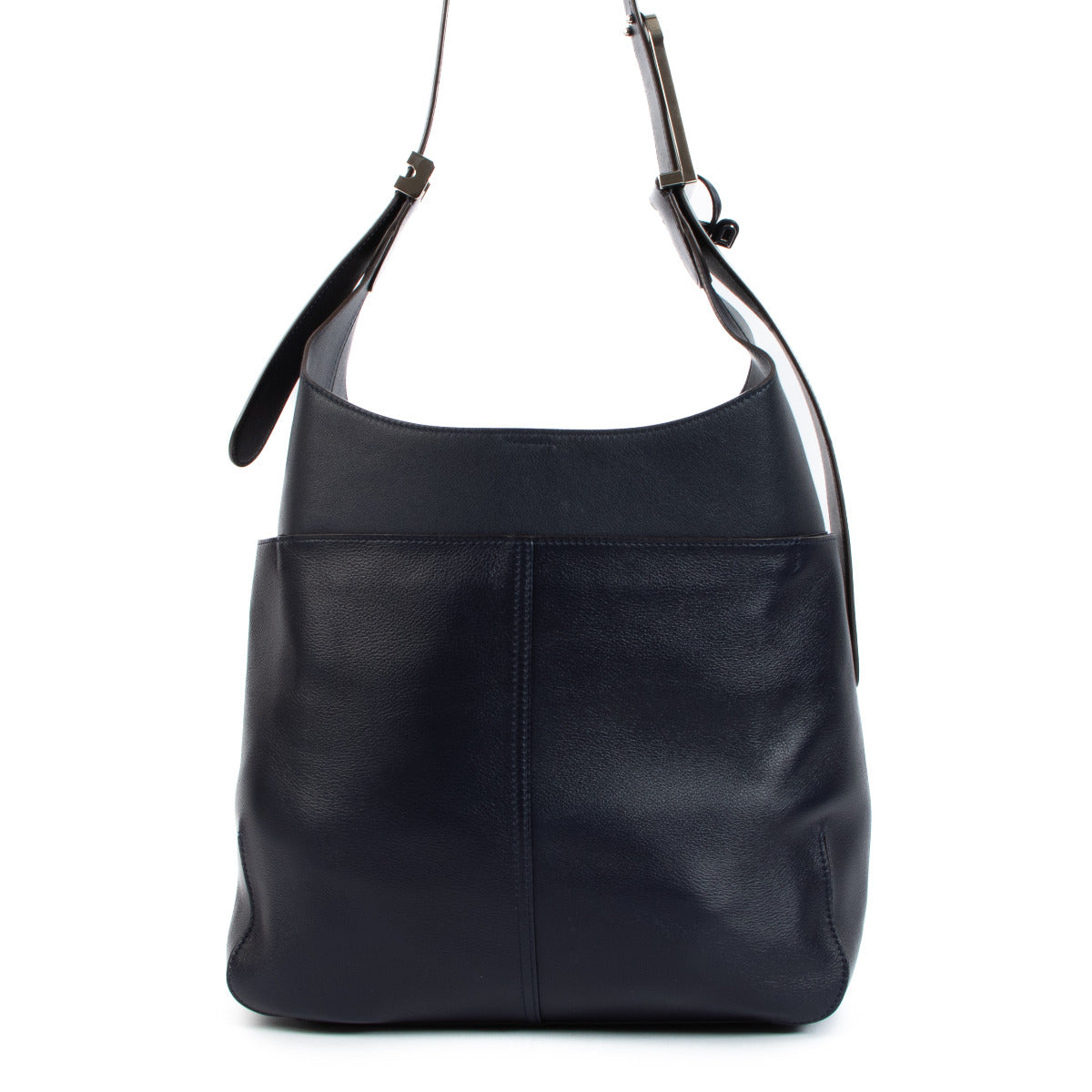 Delvaux So Cool Midnight Blue Crossbody for the best price at Labellov secondhand luxury in Antwerp.