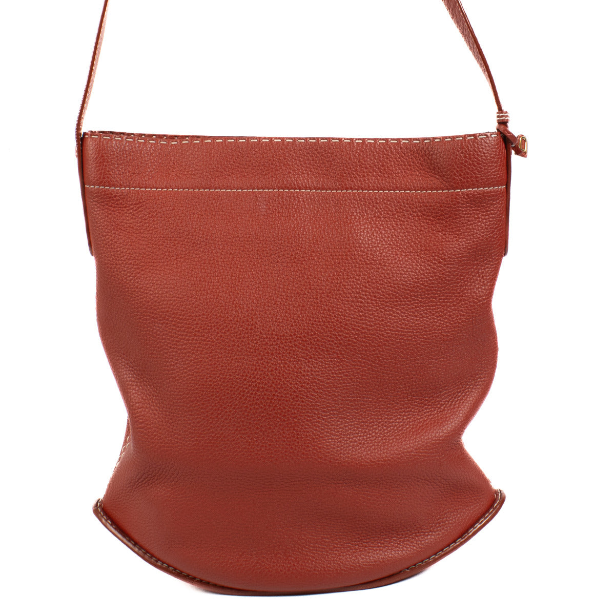 Delvaux Scarlet Red Taurillon Soft Pin Surpiqué Tas