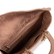 Shop a 100% authentic Christian Dior Large Pink Lady Dior D-Lite Top Handle on Labellov.com