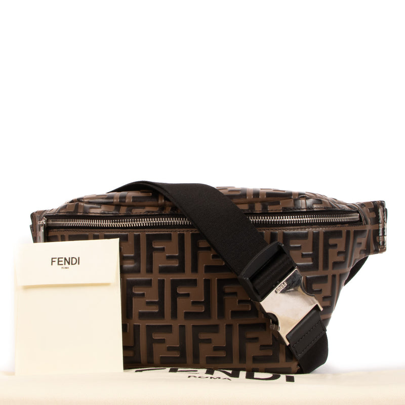 Fendi FF Embossed Belt Bag