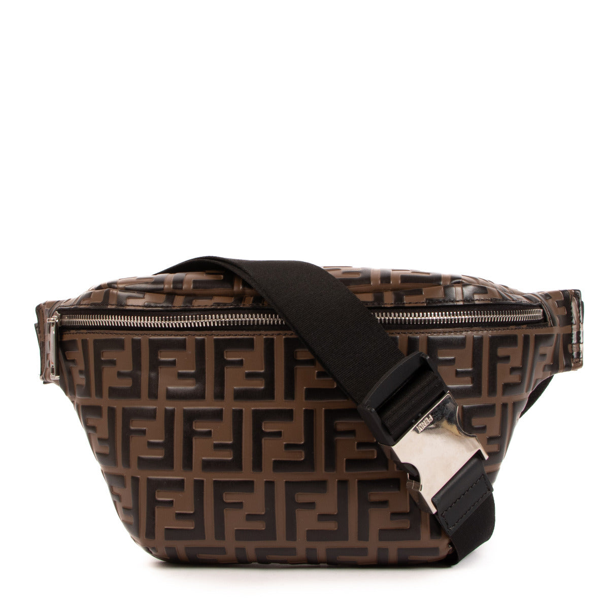Fendi FF Embossed Belt Bag for the best price at Labellov secondhand luxury