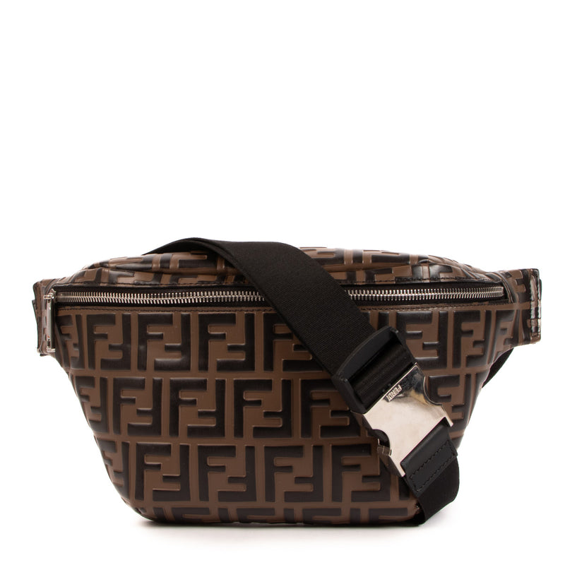 Fendi FF Embossed Belt Bag for the best price at Labellov secondhand luxury