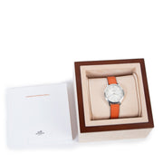 Shop authentic second hand Hermès CA2.210 Slim d'Hermes Orange Watch at Labellov