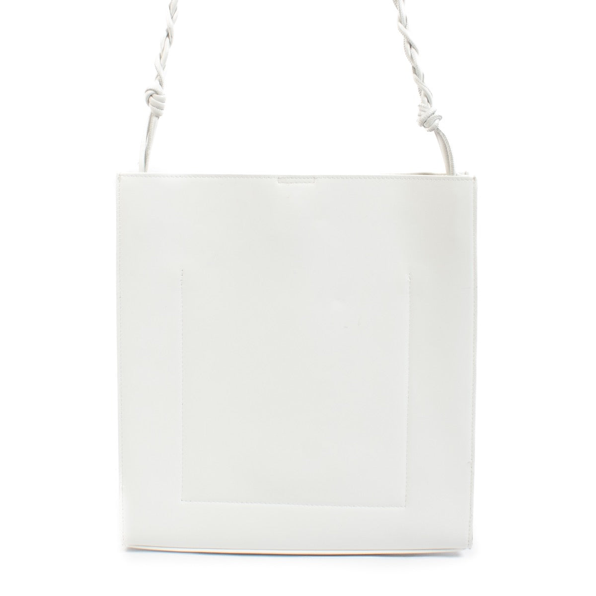Shop safe online at Labellov in Antwerp, Brussels and Knokke this 100% authentic second hand Jil Sander White Tangle Shoulder Bag. Veilig online tweedehands authentieke Jil Sander White Tangle Shoulder handtas kopen bij Labellov.