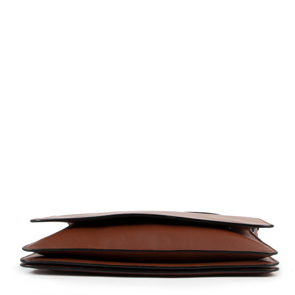 Loewe Bruine Leren Gusset Platte Crossbodytas