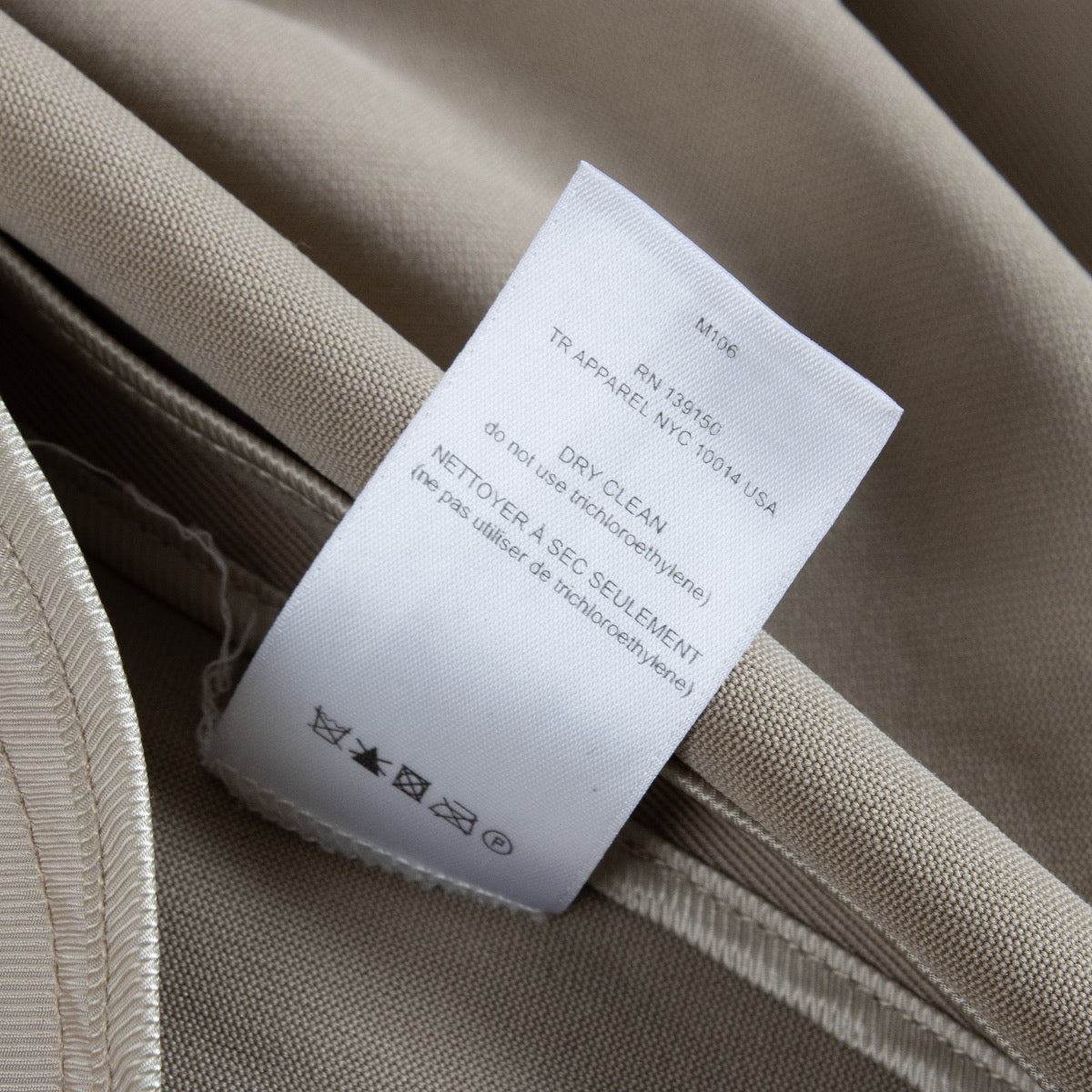 authentic preloved The Row Light Brown Coat on Labellov.com