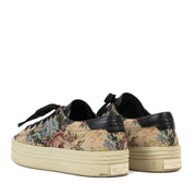 Authentieke Tweedehands Saint Laurent Wedge Floral Sneakers - Size 39 juiste prijs veilig online shoppen luxe merken webshop winkelen Antwerpen België mode fashion