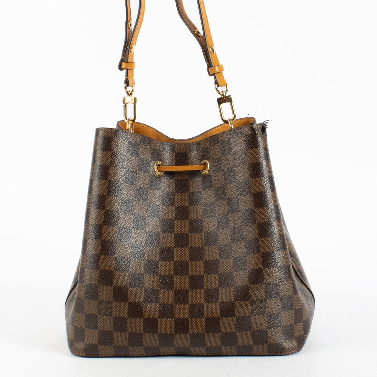 Sac NeoNoe Safran Louis Vuitton Damier Ebene