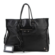 Shop safe online at Labellov in Antwerp this 100% authentic second hand Balenciaga Black Paper A4 Tote Bag