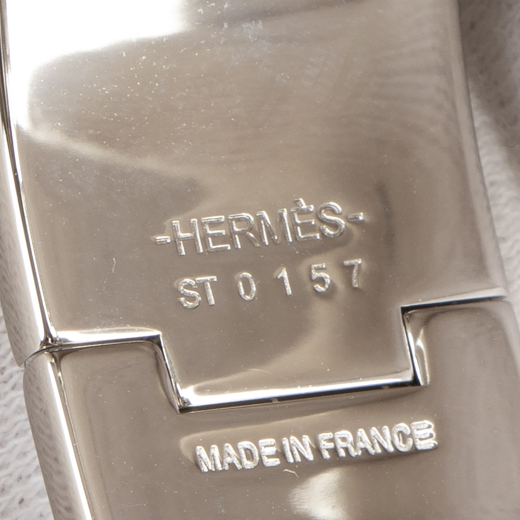 Hermès Blue Clic Clac H Bracelet PHW