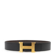 Authentic second-hand vintage Hermès Reversible Gold Constance Belt - Size 80 buy online webshop LabelLOV