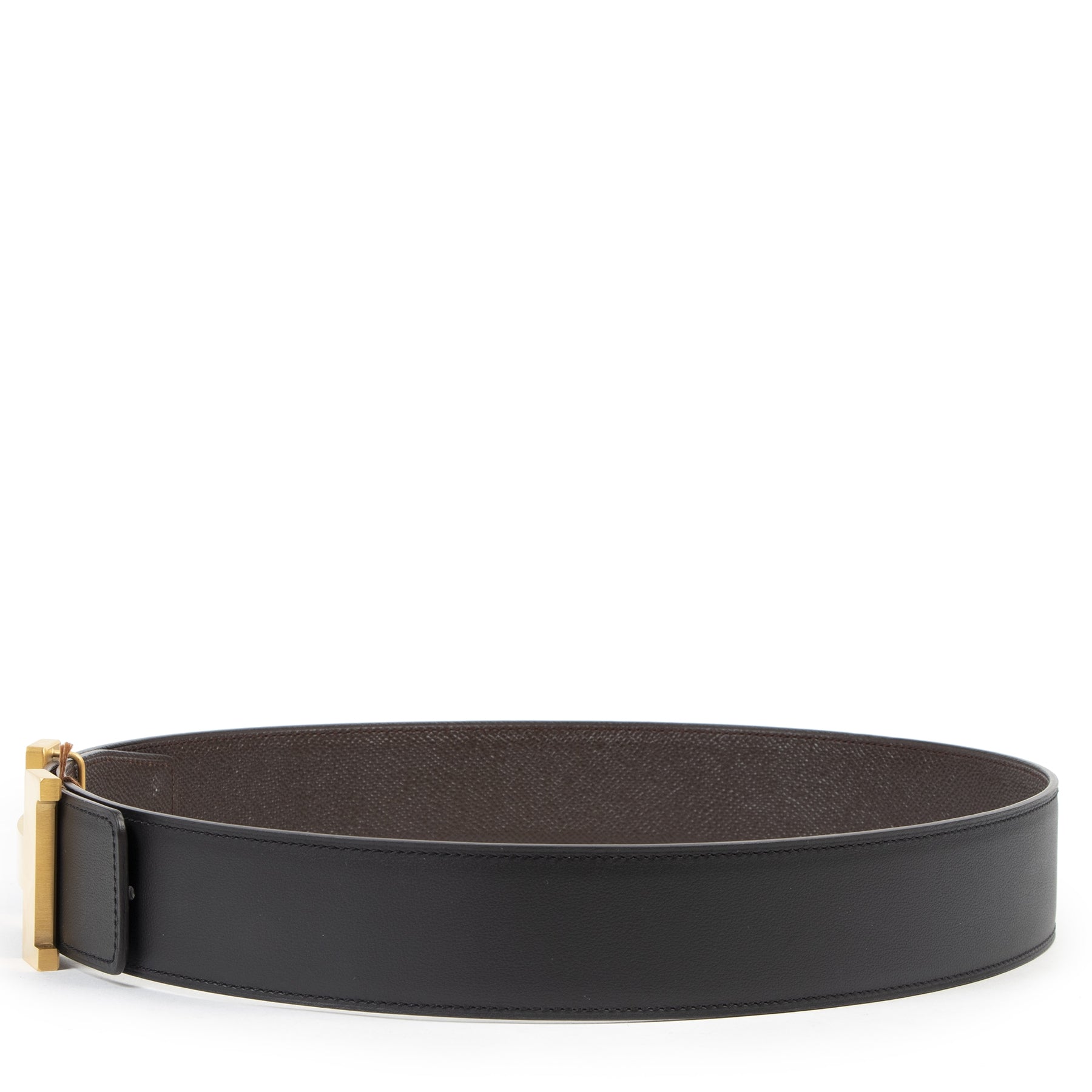 Authentique seconde-main vintage Hermès Reversible Gold Constance Belt - Size 80 achète en ligne webshop LabelLOV