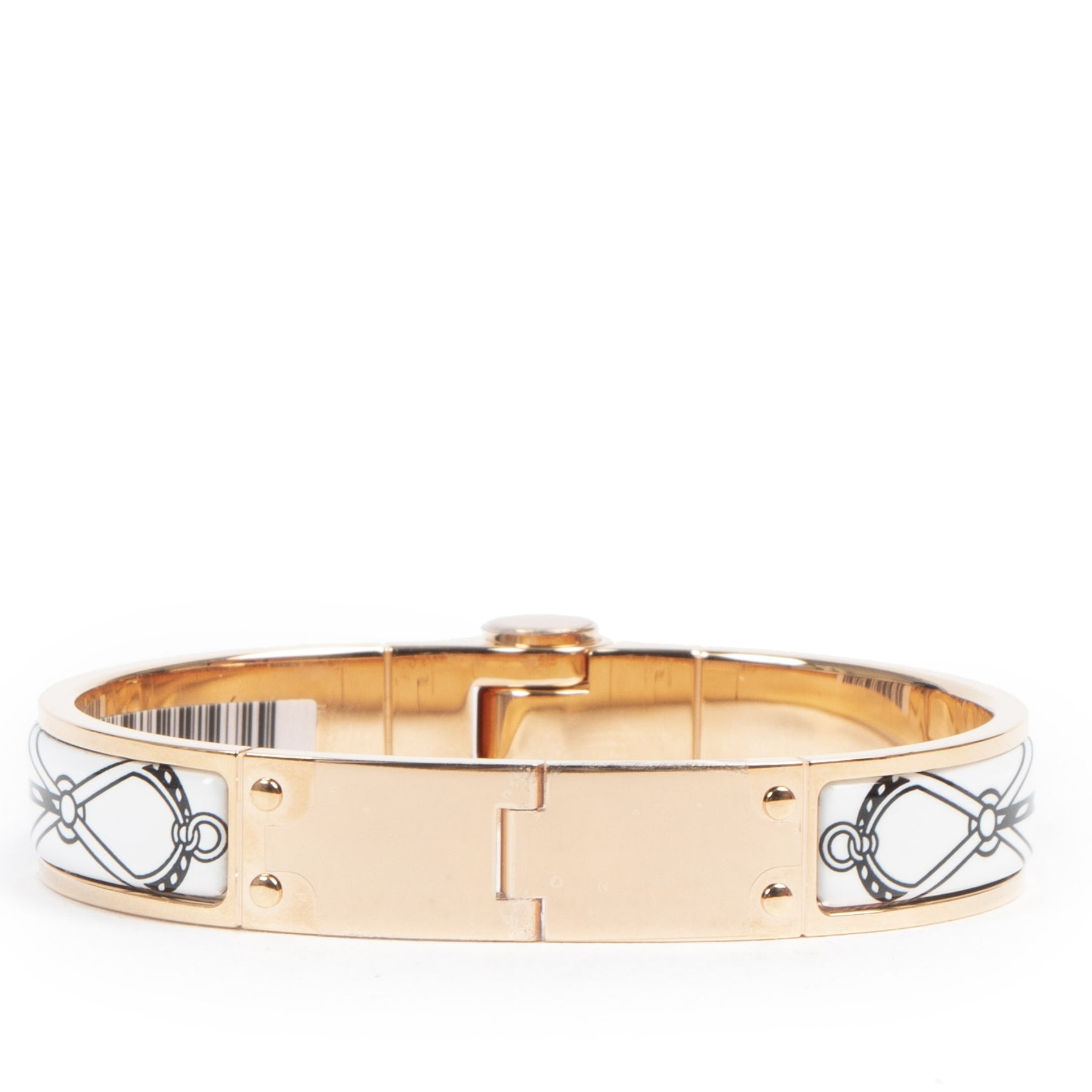 koop veilig online tegen de beste prijs Bracelet Charnière Cuirs Marins Email