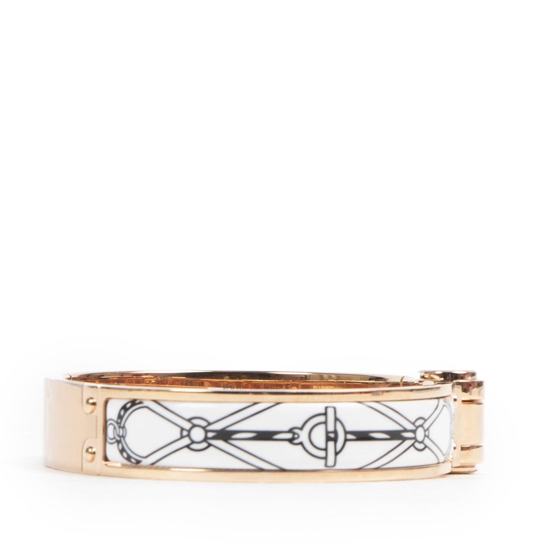 Bracelet Charnière Cuirs Marins Email