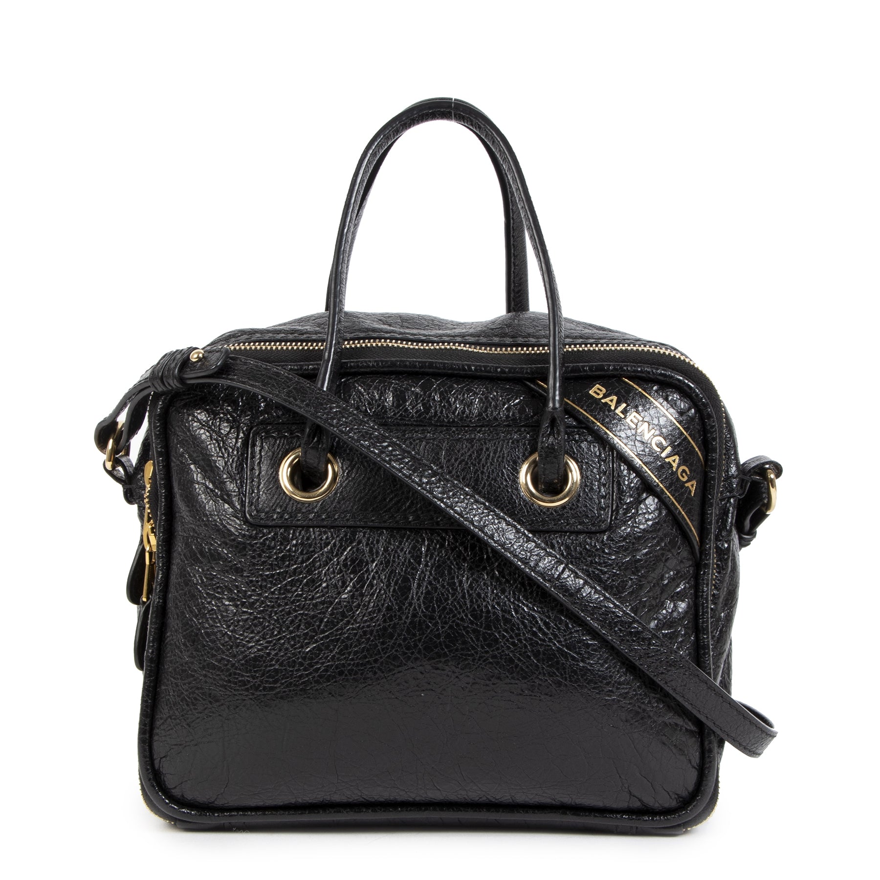 Balenciaga Black Blanket Bag te koop bij Labellov tweedehands luxe in Antwerpen