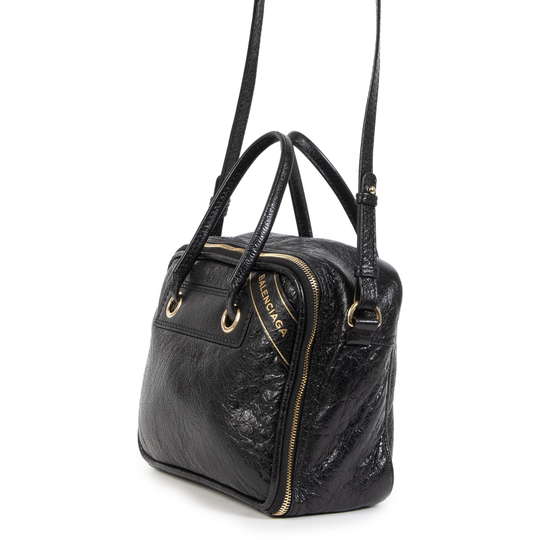 Are you looking for an authentic Balenciaga Black Blanket Bag