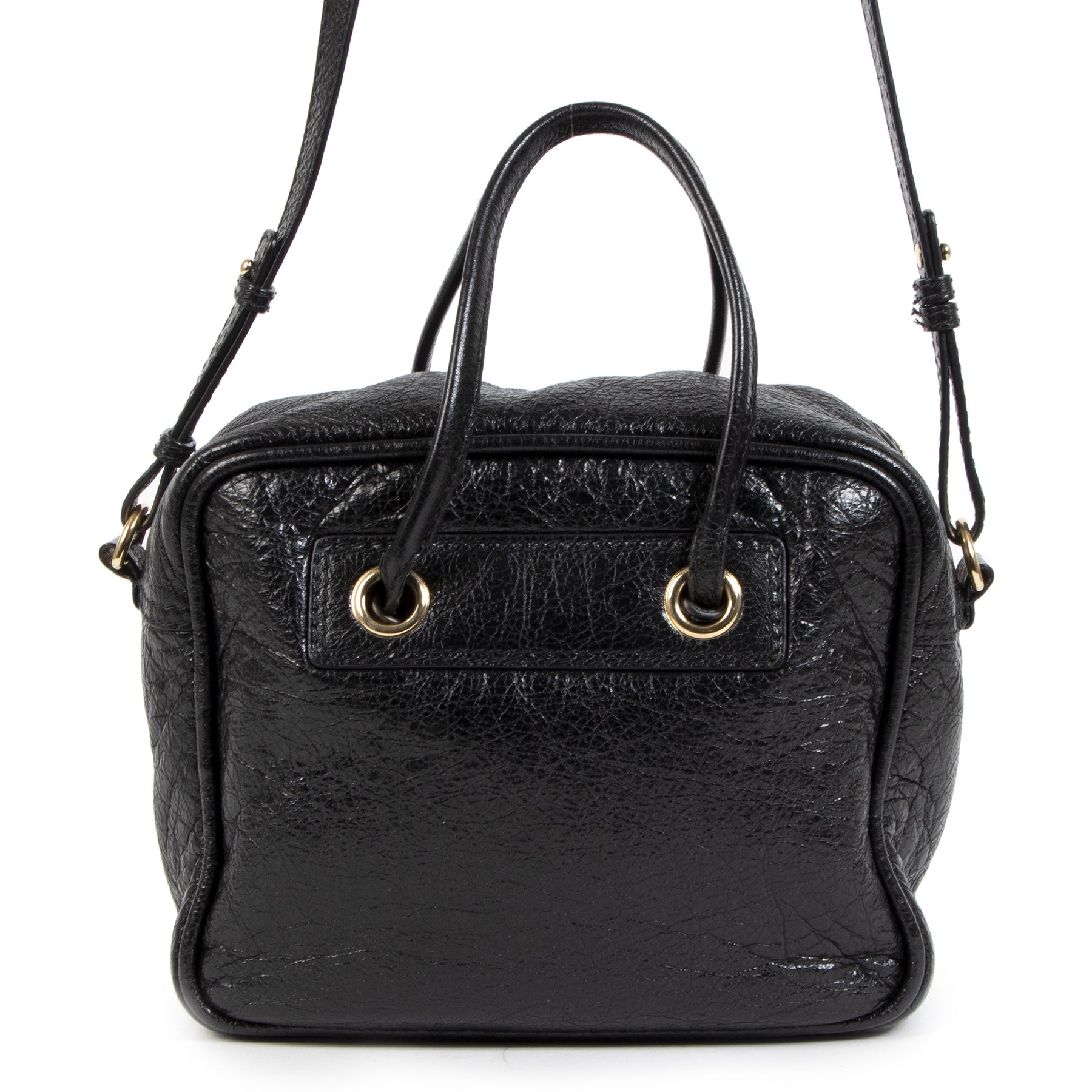 Balenciaga Black Blanket Bag te koop bij Labellov in Antwerpen