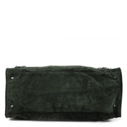 Balenciaga Dark Green Suede Work Bag 2dehands tegen de beste prijs