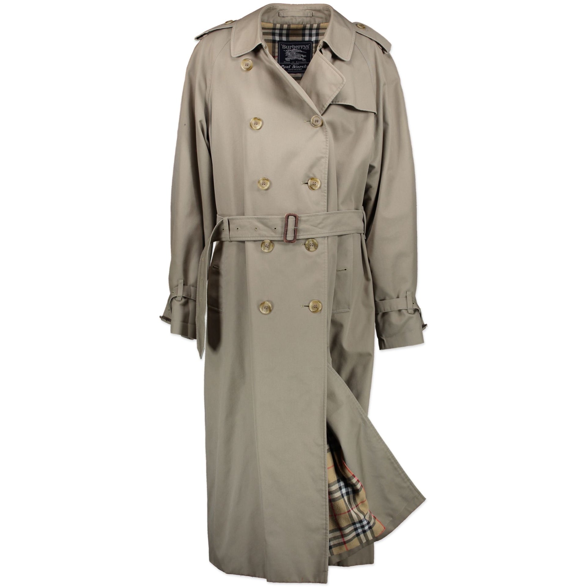 Burberry Classic Trenchcoat - SIZE L. Buy authentic Classic Burberry Monogram coat at LabelLOV webshop. Safe Payment.