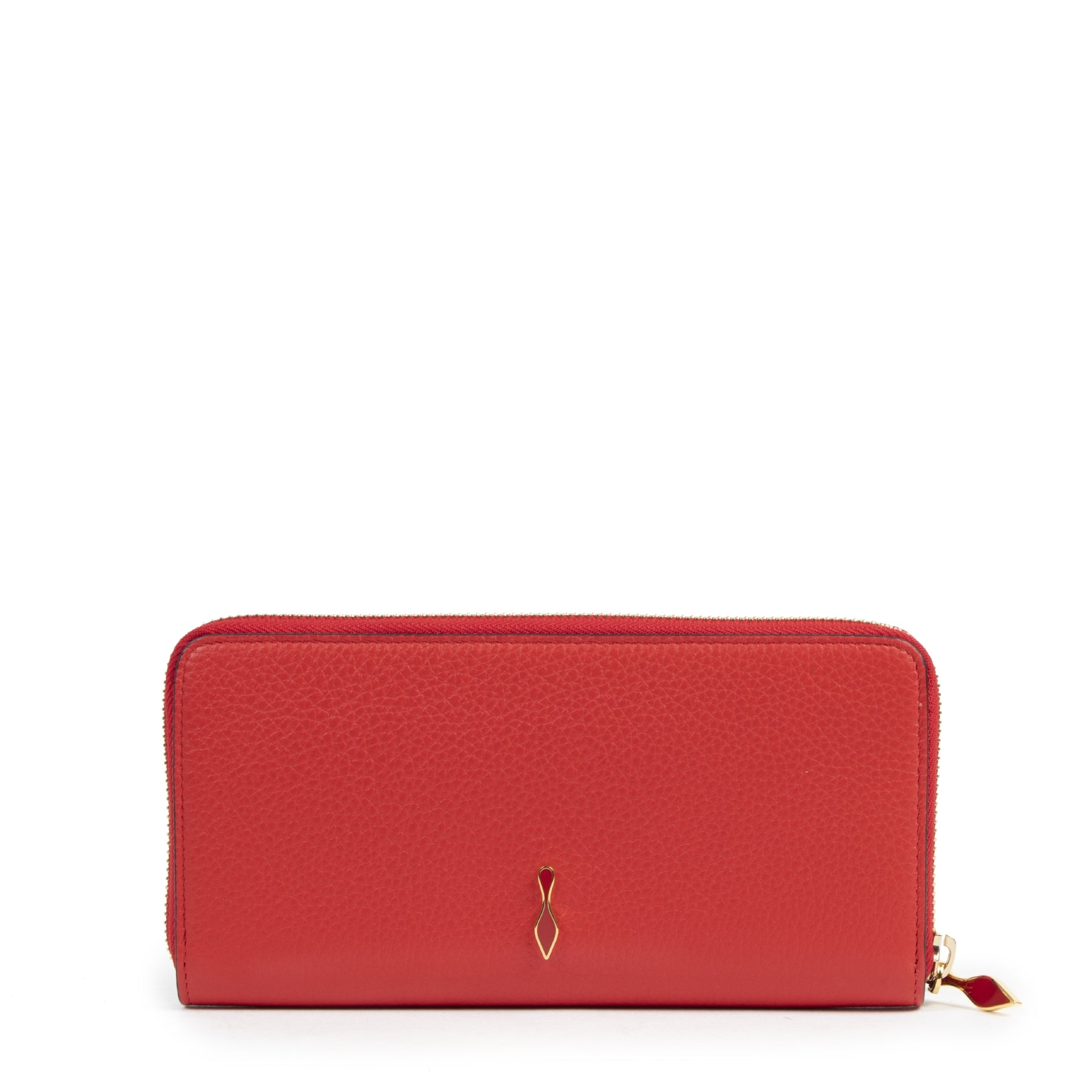 We buy and sell your authentic Christian Louboutin Red Calf Leather Wallet