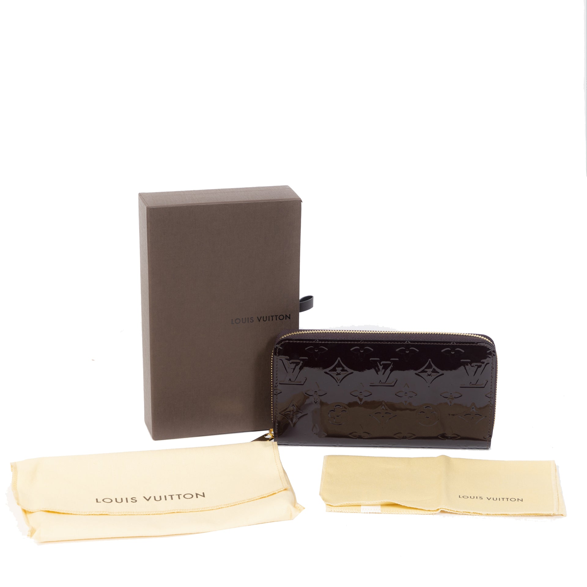 Authentieke Tweedehands Louis Vuitton Amarante Patent Zippy Wallet juiste prijs veilig online shoppen luxe merken webshop winkelen Antwerpen België mode fashion