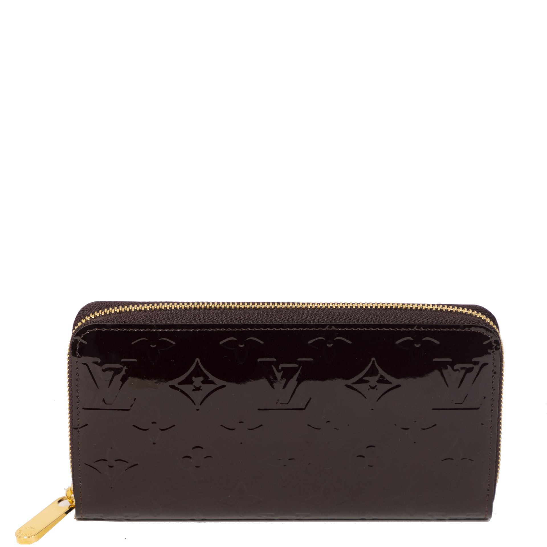 Authentieke Tweedehands Louis Vuitton Amarante Patent Zippy Wallet juiste prijs veilig online shoppen luxe merken webshop winkelen Antwerpen België mode fashion