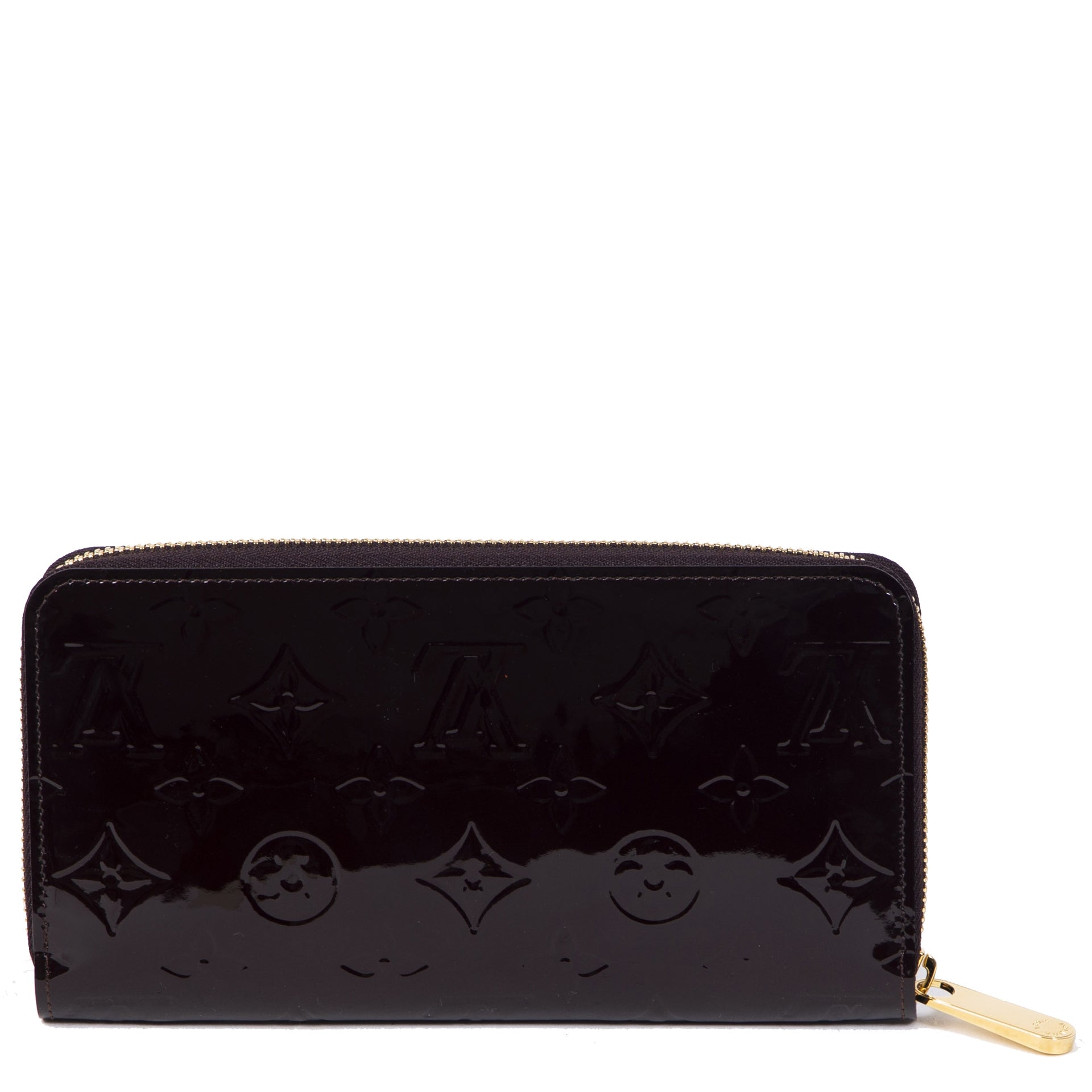 Authentieke Tweedehands Louis Vuitton Amarante Patent Zippy Wallet juiste prijs veilig online shoppen luxe merken webshop winkelen Antwerpen België mode fashion