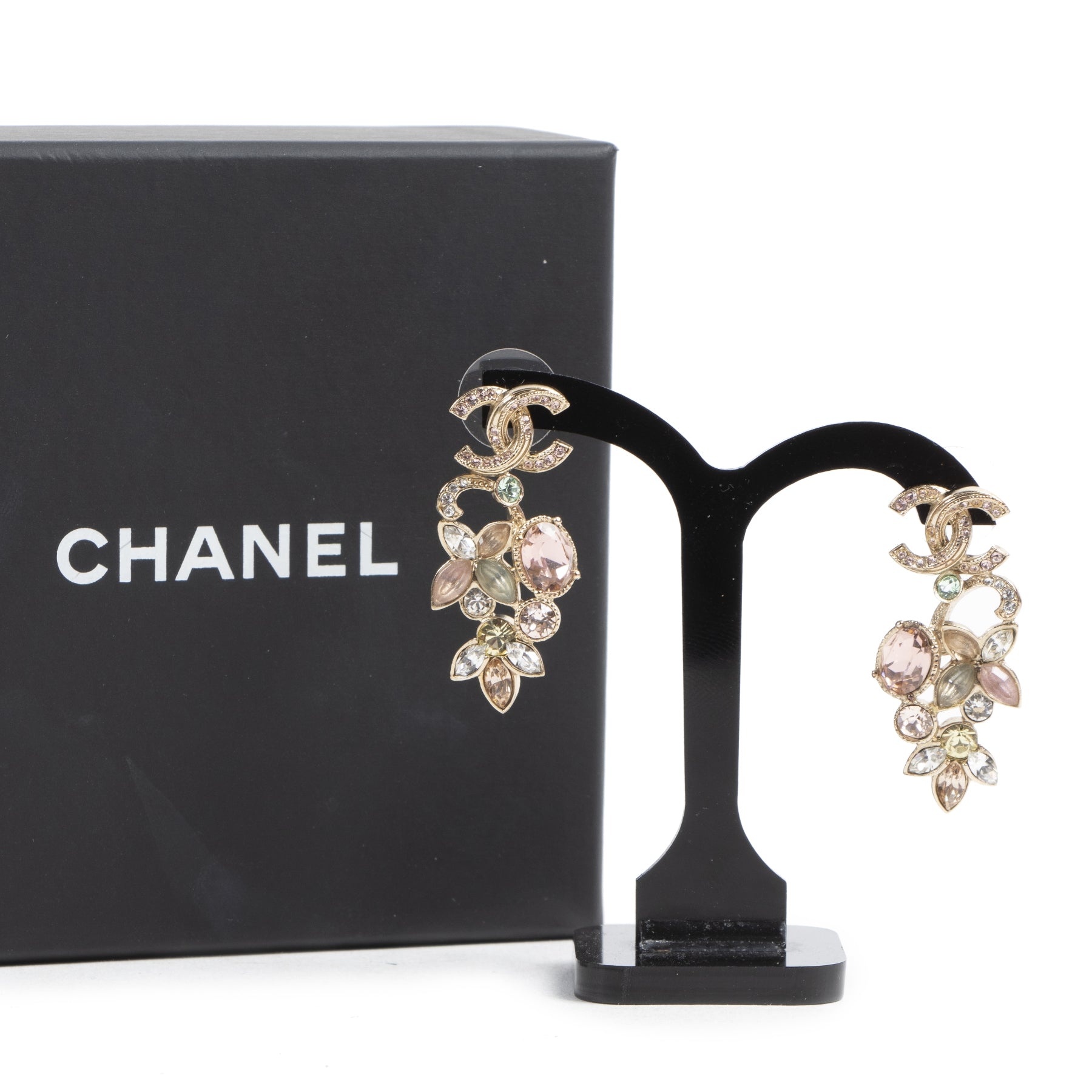 Are you looking for an authentic designer pair of Chanel Pastel Pendant Earrings