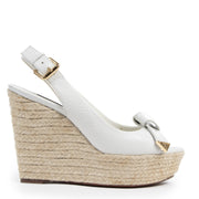Louis Vuitton Espadrille Wedge Sandals - Size 38