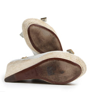 Louis Vuitton Espadrille Wedge Sandals - Size 38