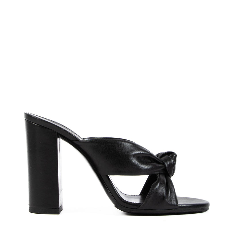 Saint Laurent Black Bianca Mules