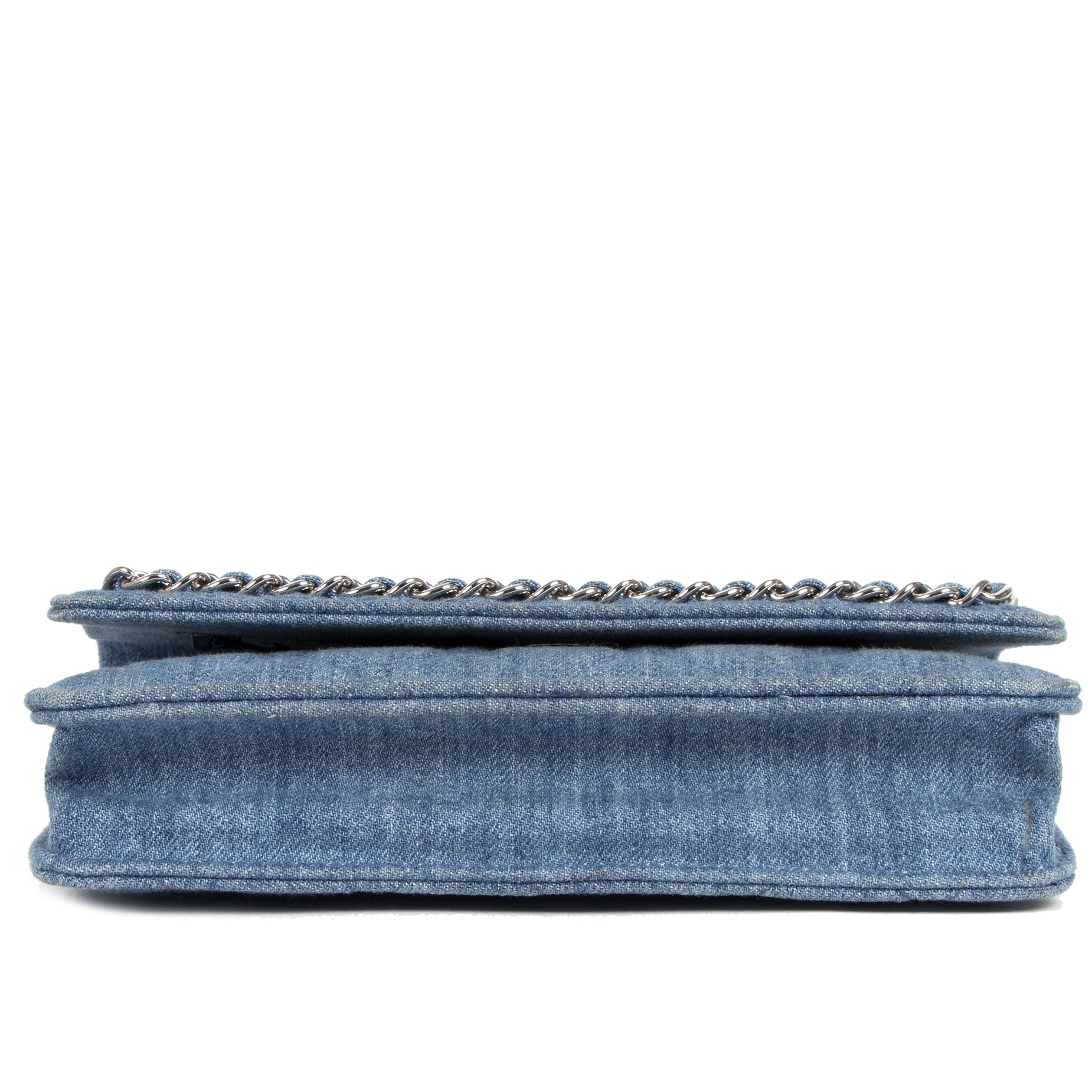 Chanel Denim Wallet On Chain
