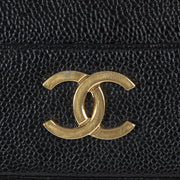 Chanel Vintage CC Leather Tote Shoulder Bag