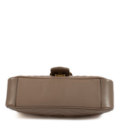 Authentic second hand Gucci Taupe GG Marmont Medium Bag on Labellov.com