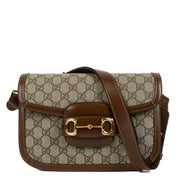 Authentic second hand Gucci GG Supreme Medium Horsebit 1955 Bag on Labellov.com