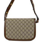 Authentic second hand Gucci GG Supreme Medium Horsebit 1955 Bag on Labellov.com