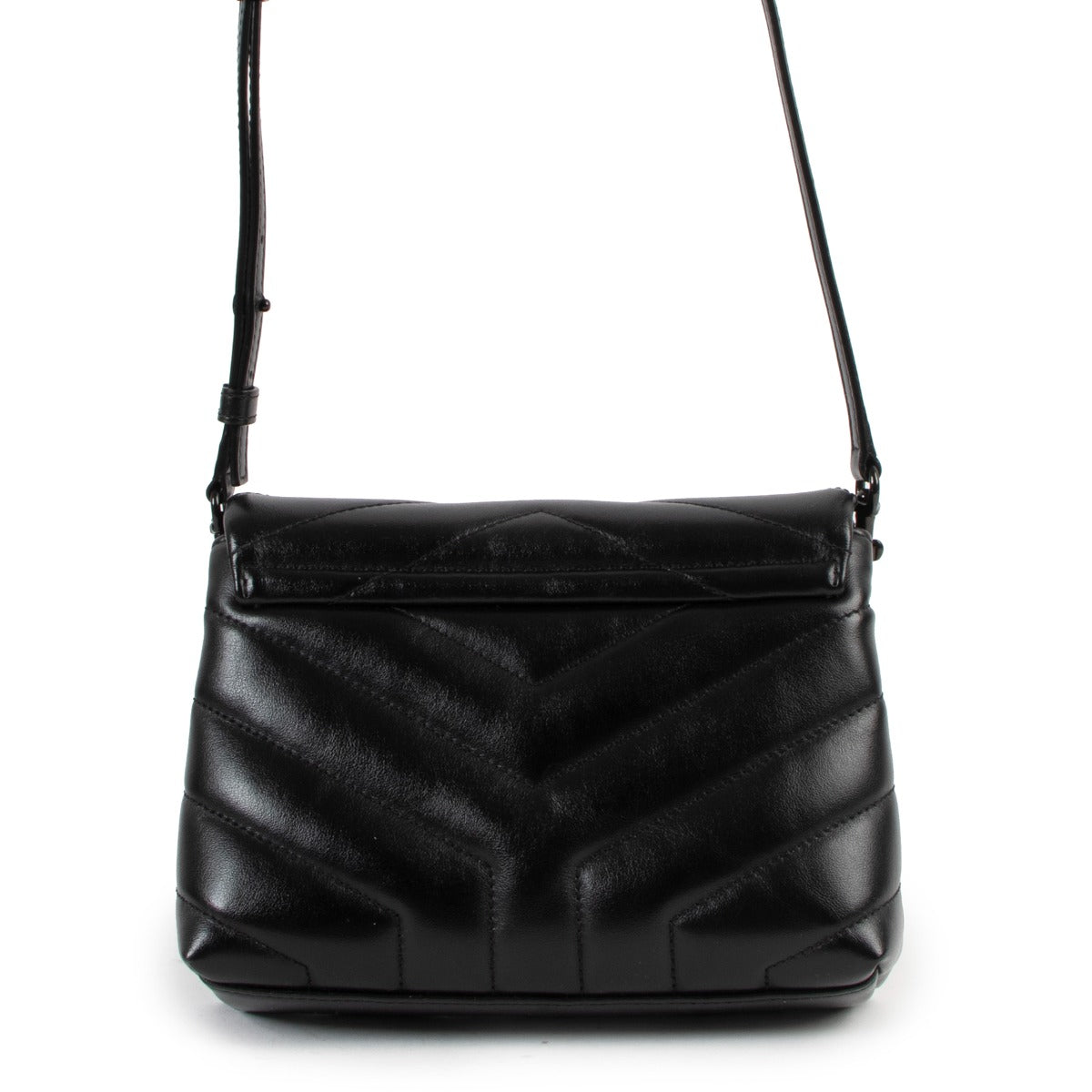 Saint Laurent Loulou Toy So Black Matelassé Y Crossbody Bag