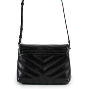 Saint Laurent Loulou Toy So Black Matelassé Y Crossbody Bag