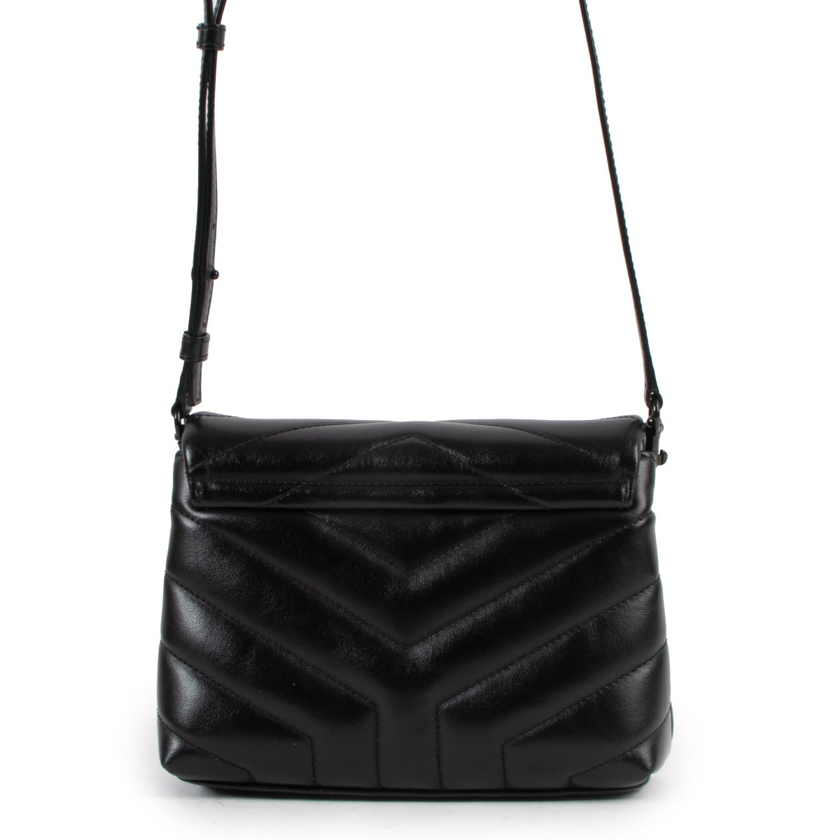 Saint Laurent Loulou Toy So Black Matelassé Y Crossbody Bag