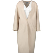 Loewe Light Beige Wool and Cashmere Coat