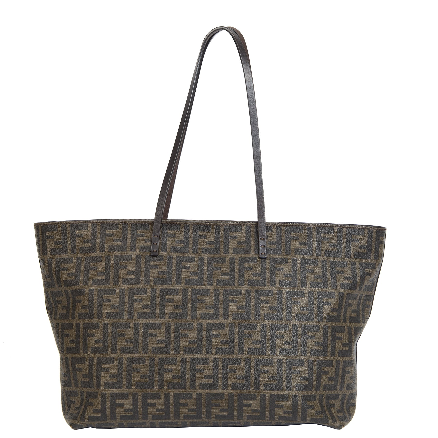 Fendi Monogram Shopper Tote Bag Zucca