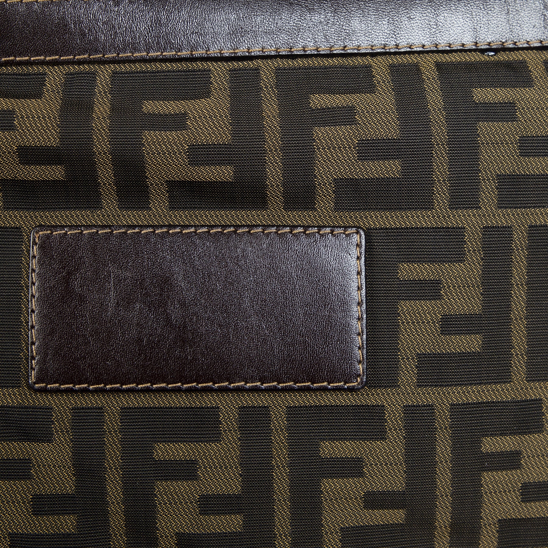 Fendi Zucca Flat Pouch/ Clutch
